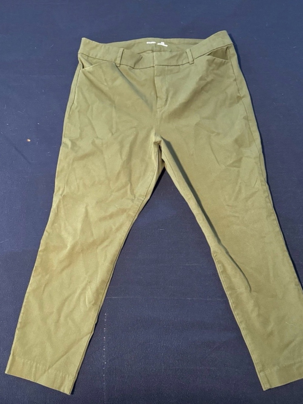 Old Navy Men's Olive Slim Straight Chinos